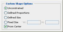 Дополнительные функции Custom Shape или Произвольная фигура
