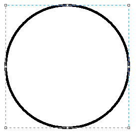 Толщина линии 3. Рисуем круг.